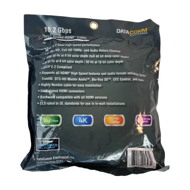 DataComm Electronics TrueStream Pro 10.2 Gbps High-Speed HDMI® Active Cable with Ethernet (35 Ft.)