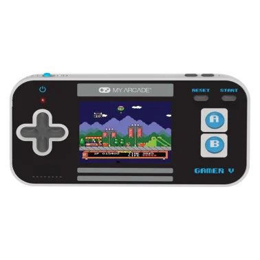 My Arcade® Gamer V Classic 220-in-1 Handheld Game System (Black/Blue)