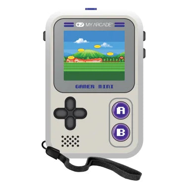 My Arcade® Gamer Mini Classic 160-in-1 Handheld Game System (Gray/Purple)