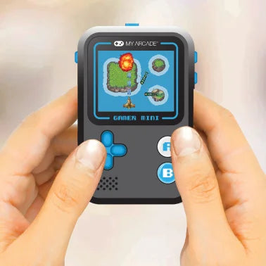 My Arcade® Gamer Mini Classic 160-in-1 Handheld Game System (Black/Blue)