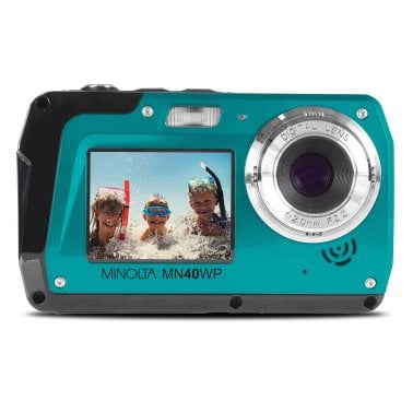 Minolta® 48.0-Megapixel Waterproof Digital Camera (Blue)