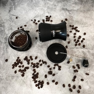 The London Sip® Manual Glass and Ceramic Burr Coffee Grinder