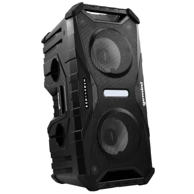Gemini® Soundsplash Portable Waterproof Floating Bluetooth® True Wireless Dual-Woofer Party System with Lights, Black, SOSP-8