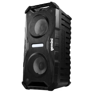 Gemini® Soundsplash Portable Waterproof Floating Bluetooth® True Wireless Dual-Woofer Party System with Lights, Black, SOSP-8