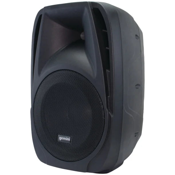 Gemini® Bluetooth® Portable PA System with Speakers, Mixer, and Wired Microphone, Black, SS-210MXBLU
