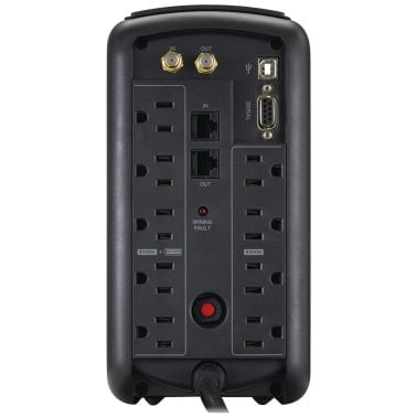 CyberPower® 600-Watt 9-Outlet Intelligent LCD UPS System with Automatic Voltage Regulation, CP1000AVRLCD