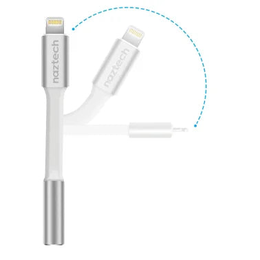 Naztech® 3.5mm MFi-Certified Audio Adapter with Lightning® Connector