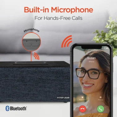 HyperGear® Fabrix 2 8-Watt Portable Bluetooth® Speaker with Microphone, Black