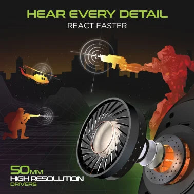HyperGear® SoundRecon RGB LED Professional Gaming Headset