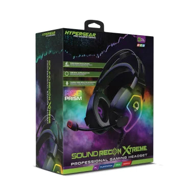 HyperGear® SoundRecon RGB LED Professional Gaming Headset
