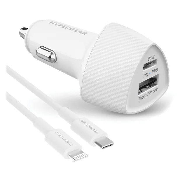 HyperGear® SpeedBoost 25-Watt PD Lightning® Car Kit