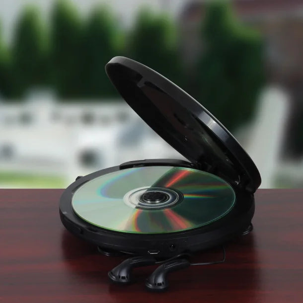 JENSEN® Personal Portable Bluetooth® CD Player with Digital FM Radio and Earbuds