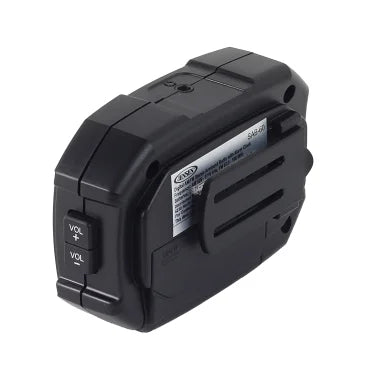 JENSEN® Armband Digital AM/FM Stereo Radio with Clock and Earbuds, Black, SAB-60