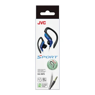 JVC® Ear-Clip Earbuds (Blue)