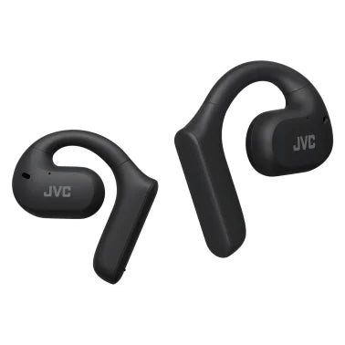 JVC® Nearphones Over-Ear Bluetooth® Earphones with Microphone, True Wireless with Charging Case, Noise Canceling, HA-NP35 (Black)