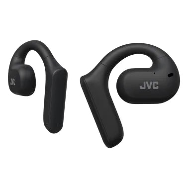 JVC® Nearphones Over-Ear Bluetooth® Earphones with Microphone, True Wireless with Charging Case, Noise Canceling, HA-NP35 (Black)