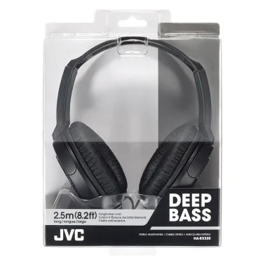 JVC® Full-Size Over-Ear Headphones, HA-RX330