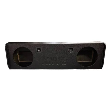 King Boxes King Series AK-G25-12 12-In. Double-Speaker Black Sprayed Enclosure for Chevy® Silverado/GMC® Sierra 2014 through 2018 Crew Cabs