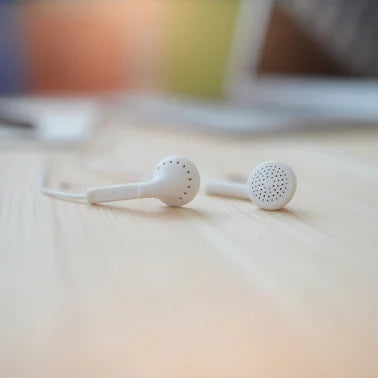 KOSS® On-Ear Earbuds, KE10 (White)