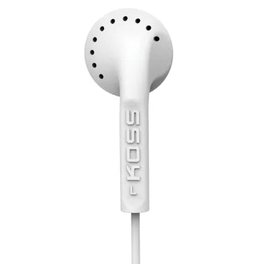 KOSS® On-Ear Earbuds, KE10 (White)