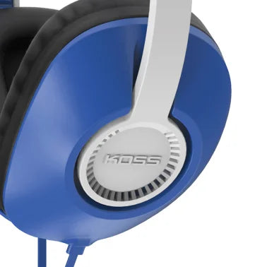 KOSS® Over-Ear Headphones with Microphone and In-Line Remote, UR23i (Blue)