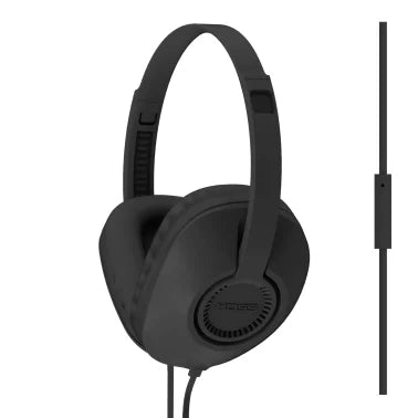 KOSS® Over-Ear Headphones with Microphone and In-Line Remote, UR23i (Black)