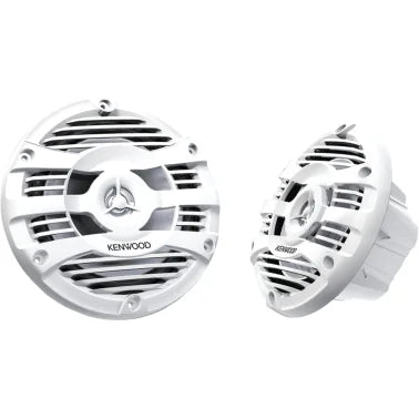 KENWOOD® 6.5" 2-Way 150-Watt Marine Speakers (White)