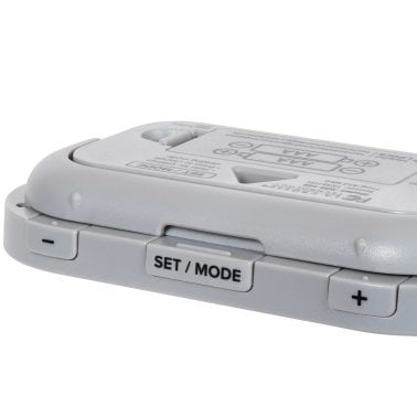 La Crosse Technology® Battery-Powered Tri-Color LCD Wireless 2-Piece Digital Weather Thermometer Station with Hygrometer and Calendar