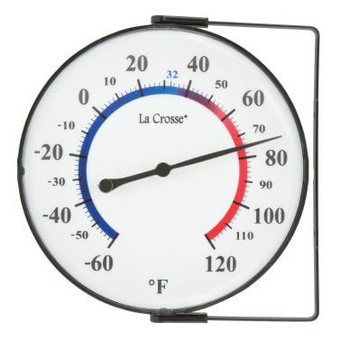 La Crosse Technology® 5-In. Analog Weather Thermometer with Mounting Bracket