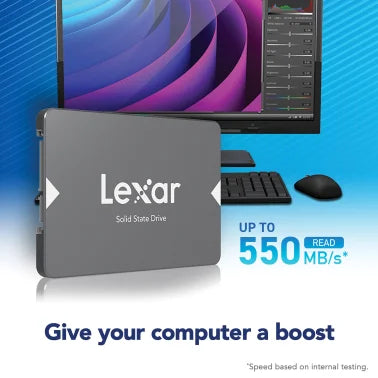 Lexar® NS100 2.5-In. SATA™ III (6 GB/s) Solid-State Drive (128 GB)