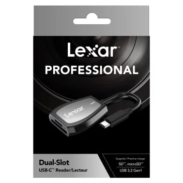 Lexar® Professional USB-C® Dual-Slot Reader