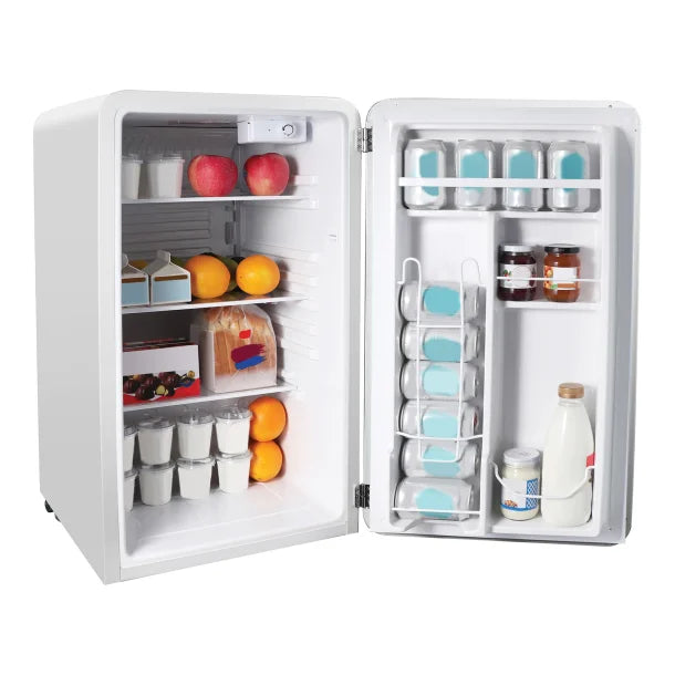 Magic Chef® 3.2-Cu. Ft. ENERGY-STAR® Certified Retro Mini Fridge with Manual Defrost (White)