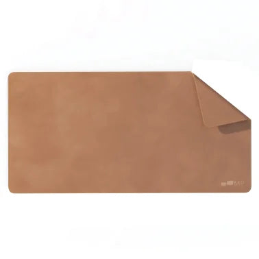 Mobile Pixels 31.5-In. x 15.75-In. PU Leather Desk Mat (Oak Brown)