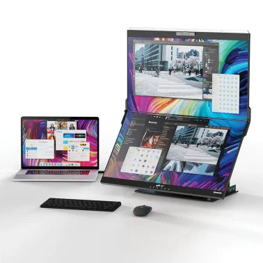 Mobile Pixels Geminos™ 1080p 24-In. Dual-Screen Desktop Monitor