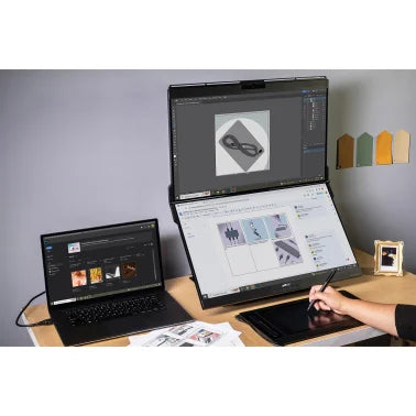 Mobile Pixels Geminos™ T 1080p Full HD 24-In. Dual-Stacked Monitor