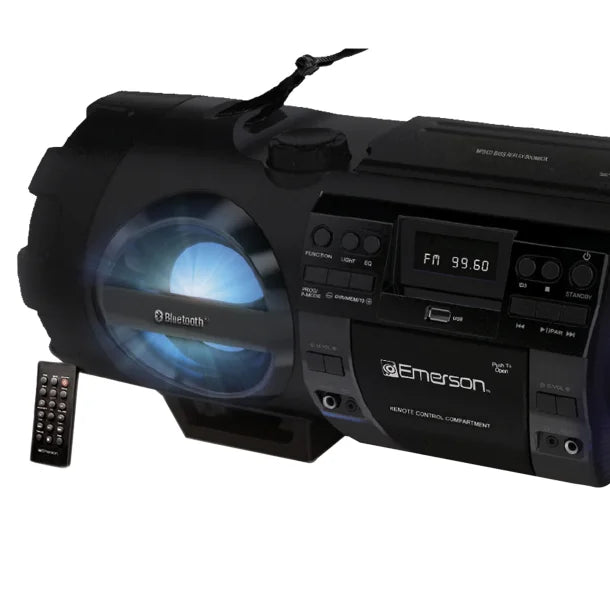 Emerson® Bluetooth® CD/Radio Boom Box, Black, EPB-3001