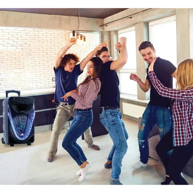 Naxa® Sound Pro 12-In. Bluetooth® Portable Party System with Disco Light and Microphone, NDS-1233