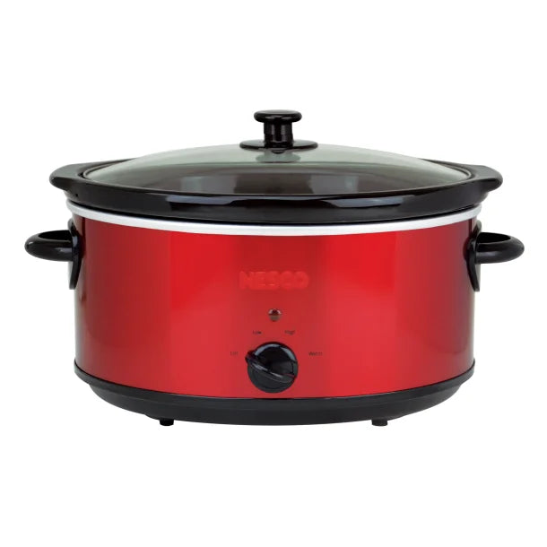 NESCO® 6-Qt. 275-Watt Analog Stainless Steel Slow Cooker