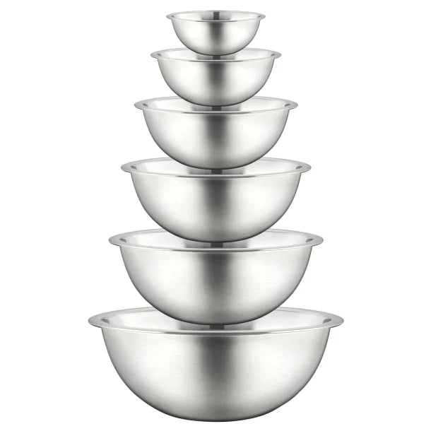 NutriChef Stainless Steel Mixing Bowl Set