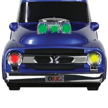 QFX® BT-1956 Retro Truck Bluetooth® Speaker (Blue)