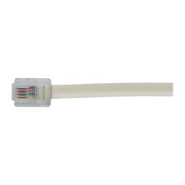 RCA Rounded Phone Line Cord (7 Ft.; Ivory)