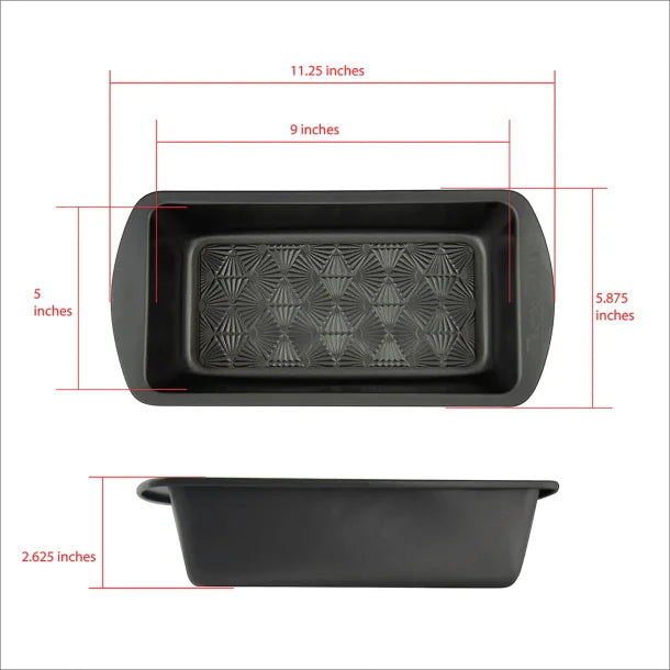 Taste of Home® 9-In. x 5-In. Non-Stick Metal Loaf Pan, Ash Gray