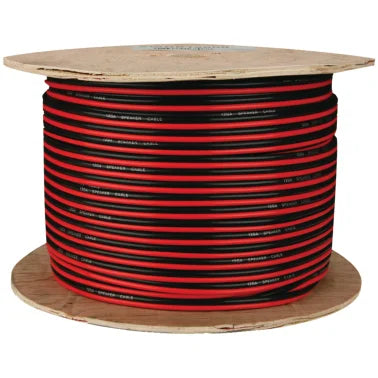 Install Bay® Red/Black Paired All-Copper Primary Speaker Wire, 500 Ft. (16 Gauge)