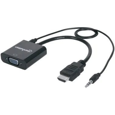 Manhattan® HDMI® Male to VGA Female Converter with Audio