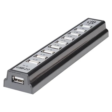 Manhattan® 10-Port USB 2.0 Desktop Hub