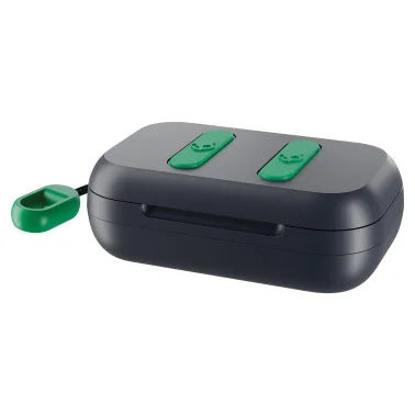 Skullcandy® Dime® True 2 In-Ear True Wireless Stereo Bluetooth® Earbuds with Microphones (Dark Blue / Green)