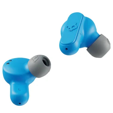 Skullcandy® Dime® True 2 In-Ear True Wireless Stereo Bluetooth® Earbuds with Microphones (Light Gray/Blue)