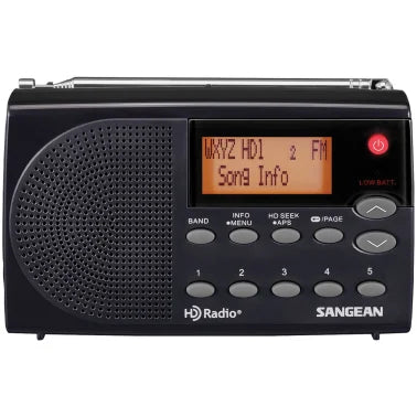 Sangean® HDR-14 Portable HD Radio™/FM-Stereo/AM Digital Radio
