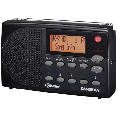 Sangean® HDR-14 Portable HD Radio™/FM-Stereo/AM Digital Radio