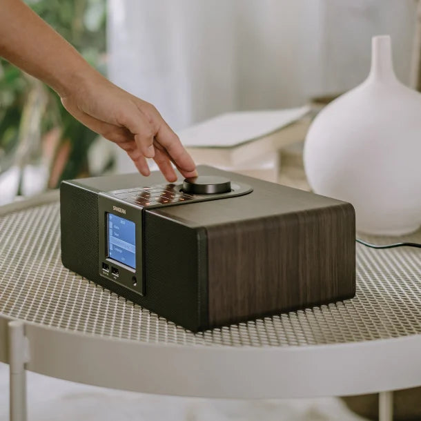 Sangean® WFR-32 7-Watt Stereo Wood Cabinet Wi-Fi® Internet Radio Media Center with Bluetooth®